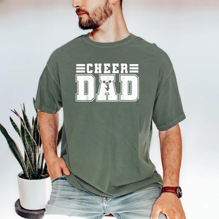 Cheer Dad Cheer Leading Cheer Leading Men Dad Fathers Day Men's Comfort Colors T-Shirt