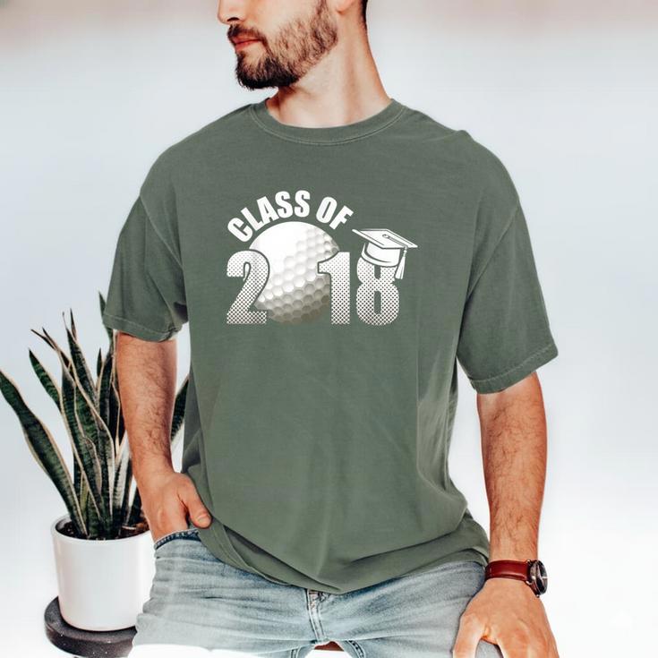 Class Of 2018 Shirts Graduation Senior Golf Men's Comfort Colors T-Shirt