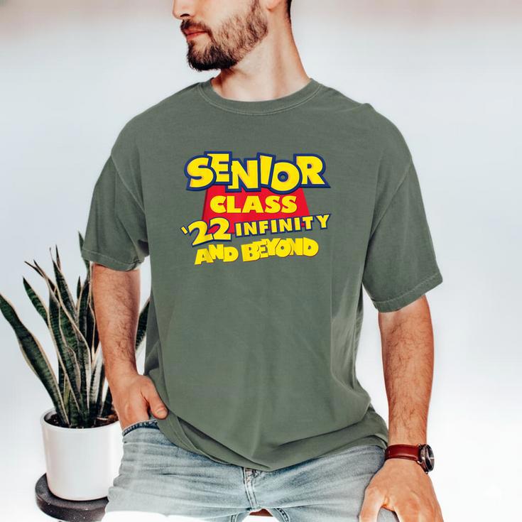 Class Of 2022 Senior 2000s Animated Movie Style Graduation Men's Comfort Colors T-Shirt