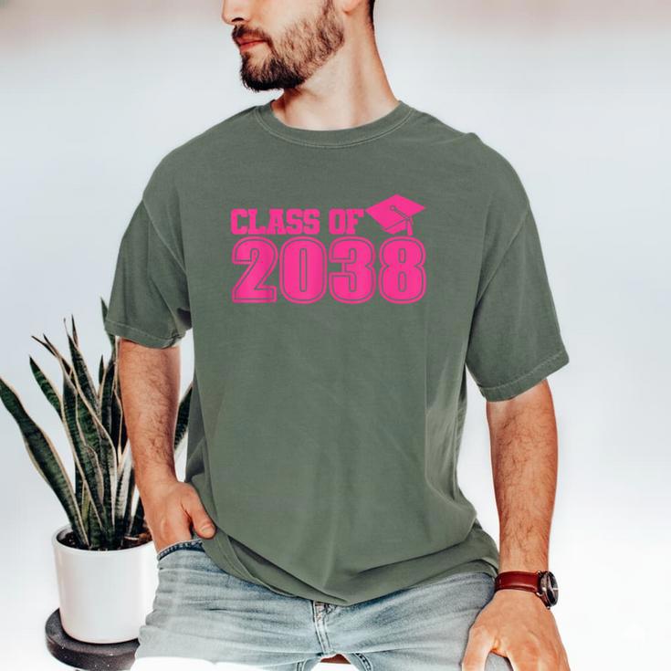 Class Of 2038 Pink Girls Growing Up School Memory Graduation Men's Comfort Colors T-Shirt