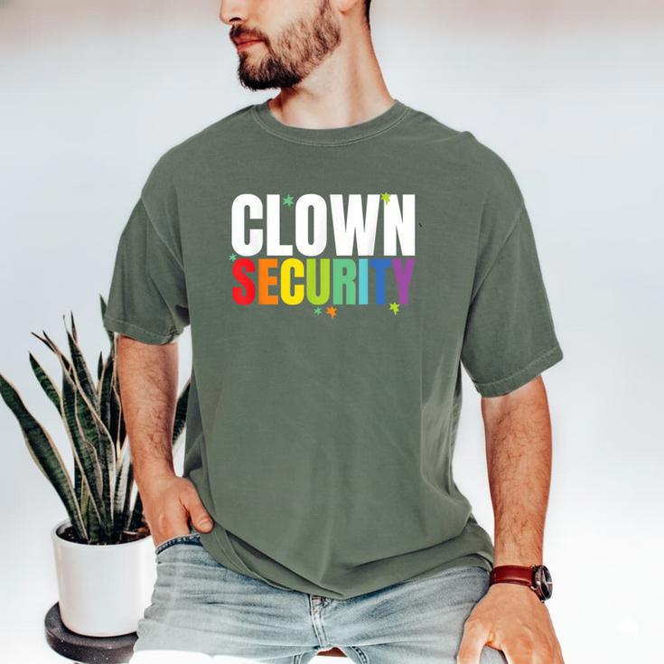 Clown Security Halloween Dad Mom Costume Men's Comfort Colors T-Shirt
