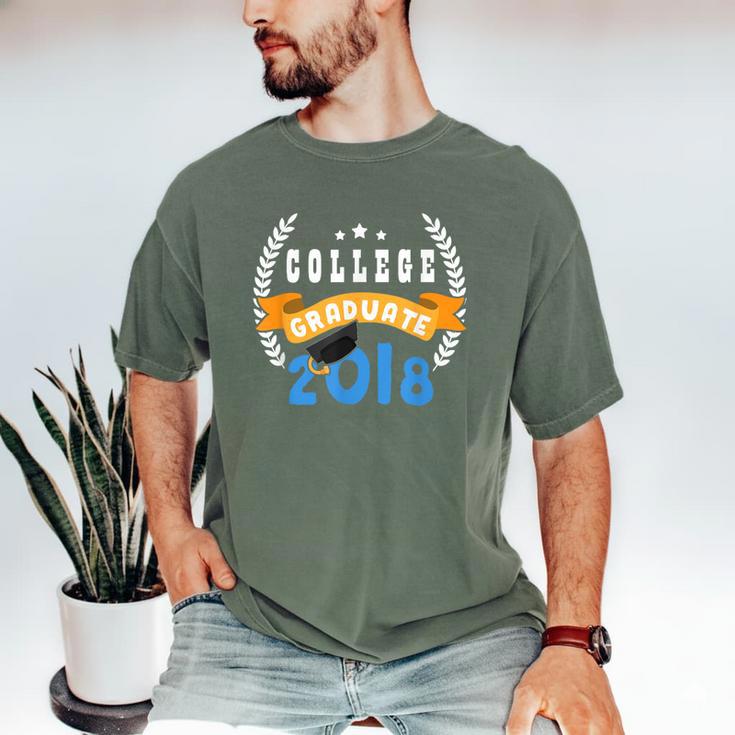 College Graduation Shirts Graduate Grad  2018 Men's Comfort Colors T-Shirt