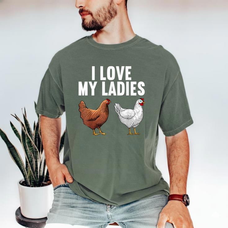 Cool Chicken Art For Men Women Dad Rooster Chicken Farmer Men's Comfort Colors T-Shirt