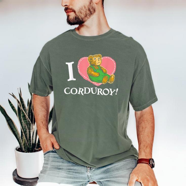 Corduroy I Heart Corduroy Teddy Bear Retro Children's Book Men's Comfort Colors T-Shirt