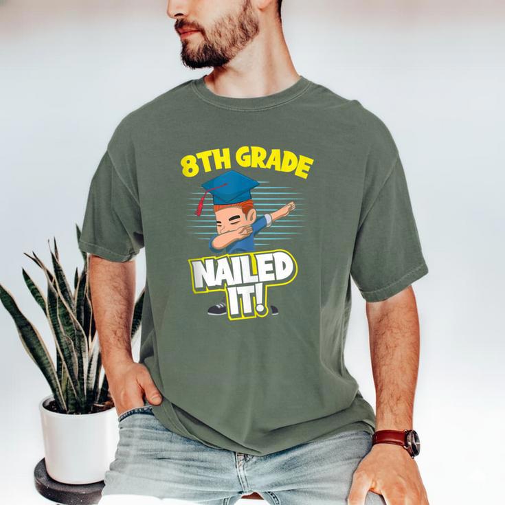 Dabbing Graduation Boy 8th Grade Class Of 2021 Men's Comfort Colors T-Shirt