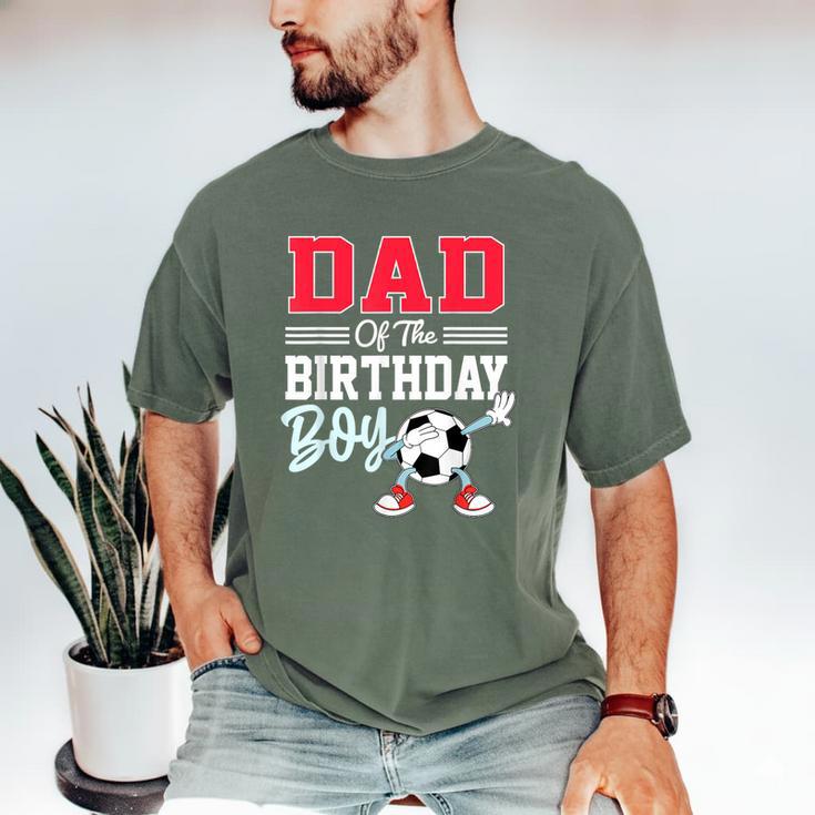 Dad Of The Birthday Boy Shirt Soccer Party Family Daddy Men's Comfort Colors T-Shirt