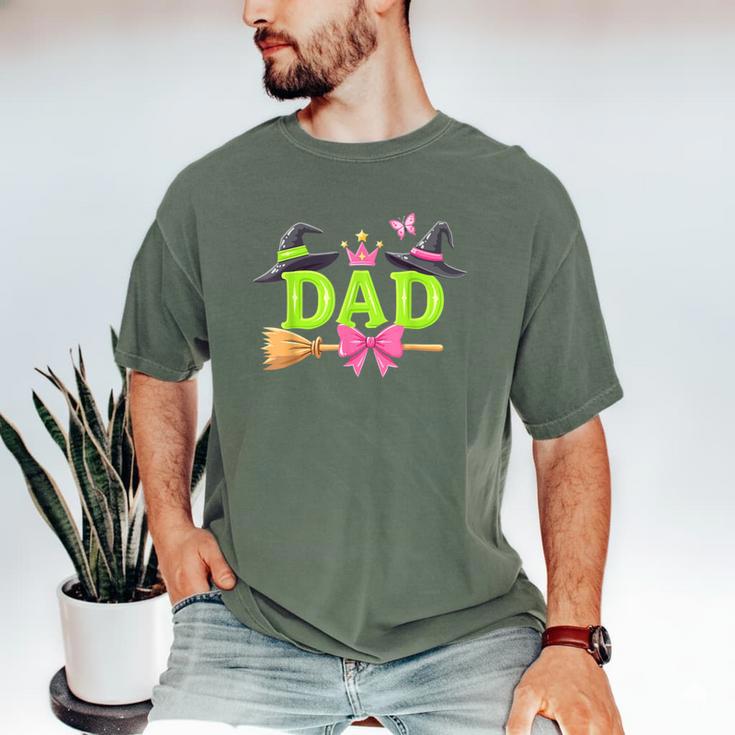 Dad Of The Birthday Girl Witch Family Party Decorations Men's Comfort Colors T-Shirt