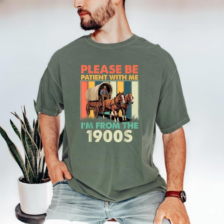 Dad Fathers Day Please Be Patient I'm From The 1900s Men's Comfort Colors T-Shirt