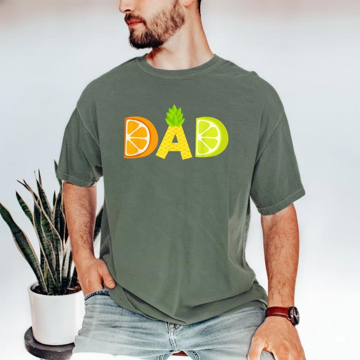 Dad Fruitarian Lover Summer Father Fruit Slice Men's Comfort Colors T-Shirt