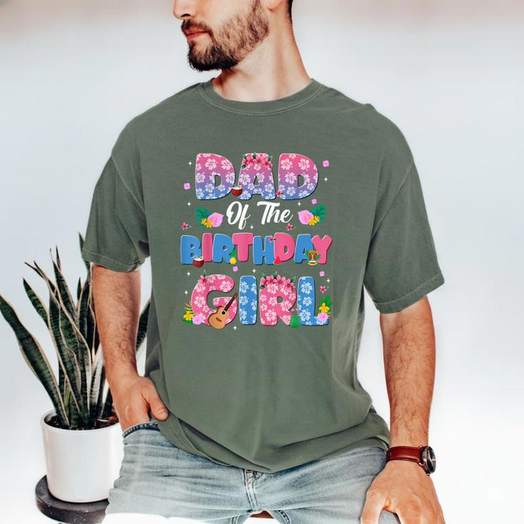 Dad And Mom Of The Birthday Girl Party Decor Family Matching Men's Comfort Colors T-Shirt