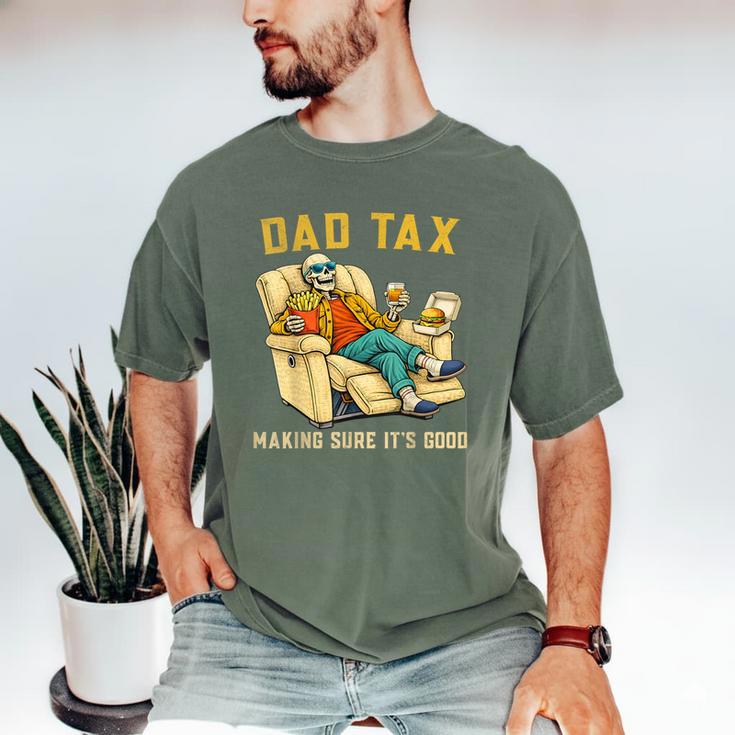 Dad Tax Graphic Tee Fathers Day Men's Comfort Colors T-Shirt