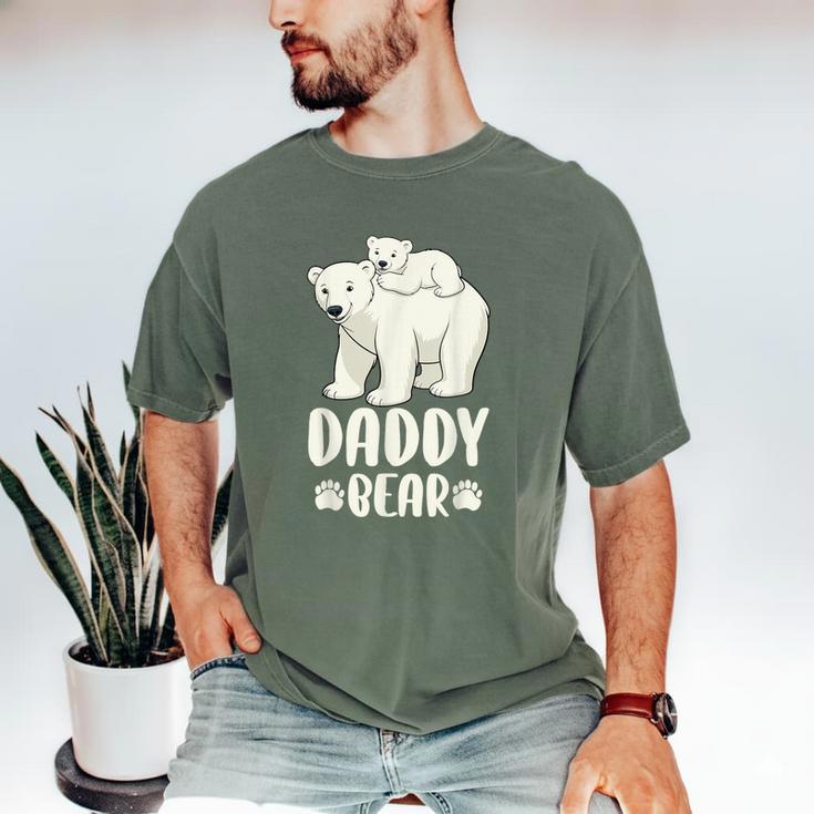 Daddy Bear And Cub Polar Bear Men's Comfort Colors T-Shirt