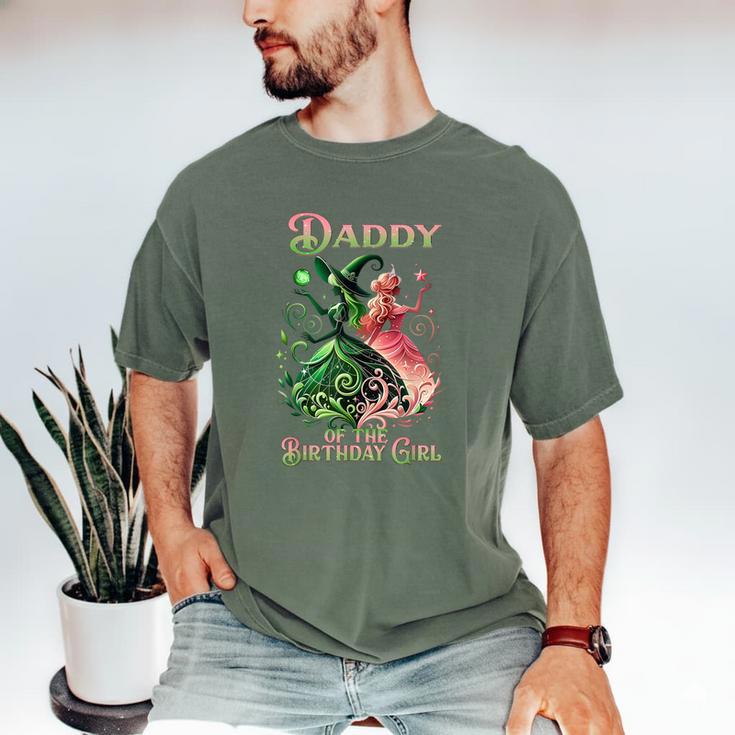 Daddy Of The Birthday Girl Pink And Green Family Matching Men's Comfort Colors T-Shirt