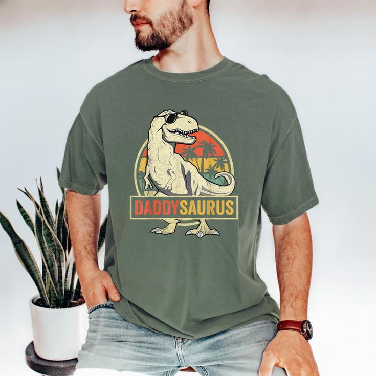 Daddysaurus Shirt T-Rex Dad Dinosaur Men's Comfort Colors T-Shirt