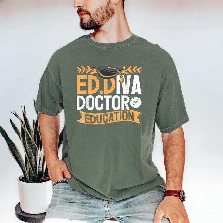 Doctor Of Education EdD Graduation ED Diva Men's Comfort Colors T-Shirt