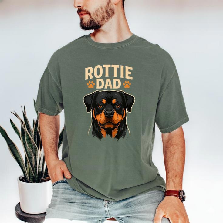 Dog Owner Dad Rottweiler Rottie Dad Men's Comfort Colors T-Shirt