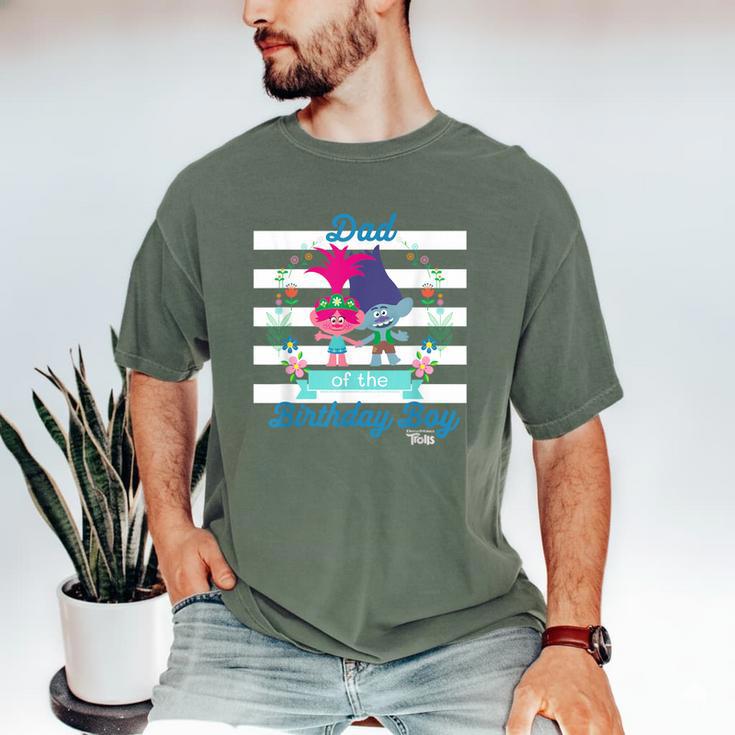 DreamWorks Trolls Dad Of The Birthday Boy Men's Comfort Colors T-Shirt