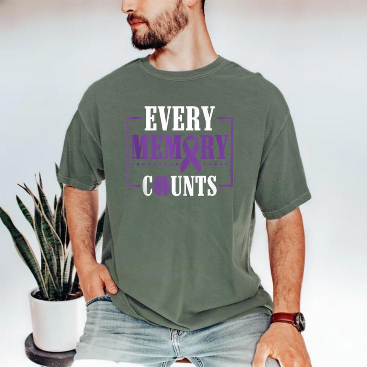 Every Memory Counts Alzheimer's Awareness Dementia Men's Comfort Colors T-Shirt