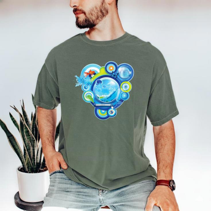 Frutiger Aero Metro Abstract Maximalism 2000s Nostalgia Men's Comfort Colors T-Shirt