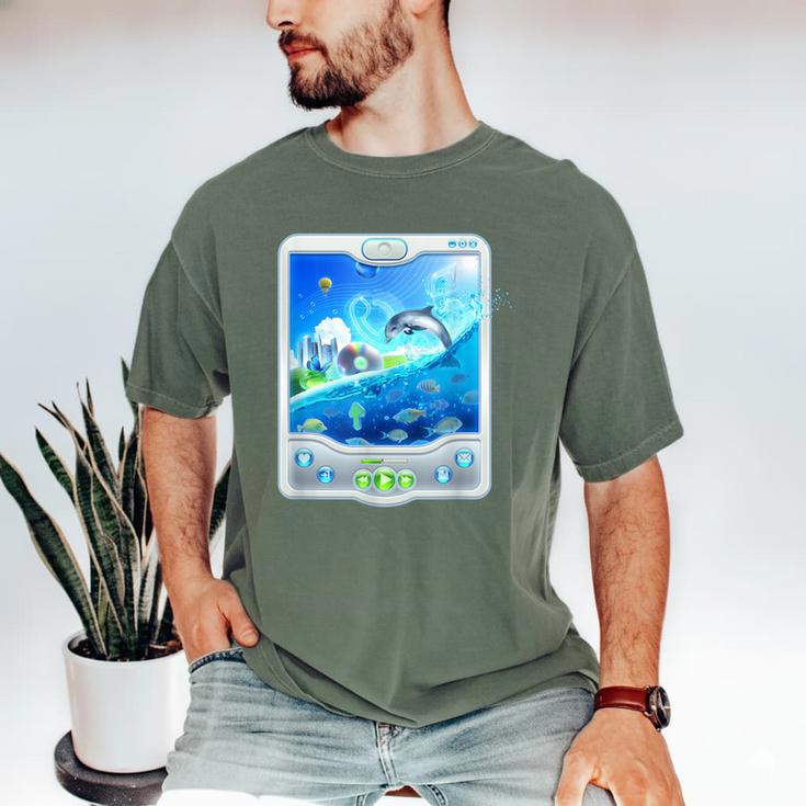 Frutiger Aero Skeuomorphism User Interface Nostalgia Men's Comfort Colors T-Shirt
