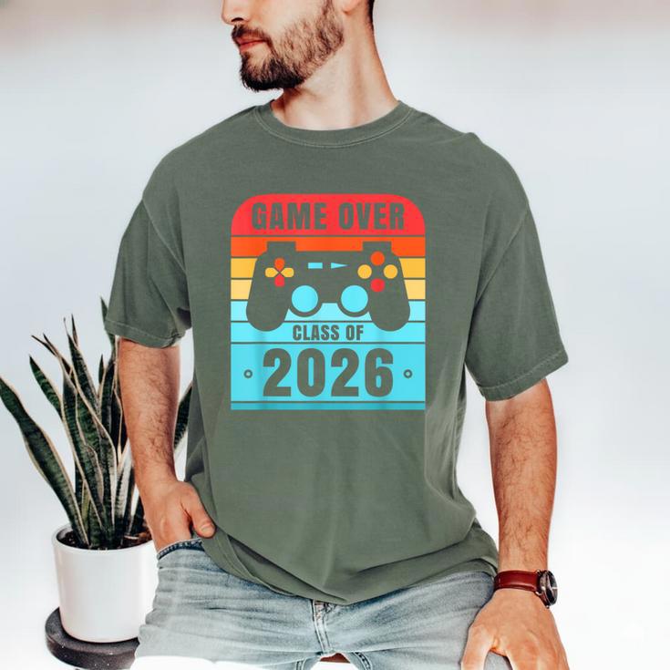 Game Over Class Of 2026 Shirt Students Graduation Men's Comfort Colors T-Shirt