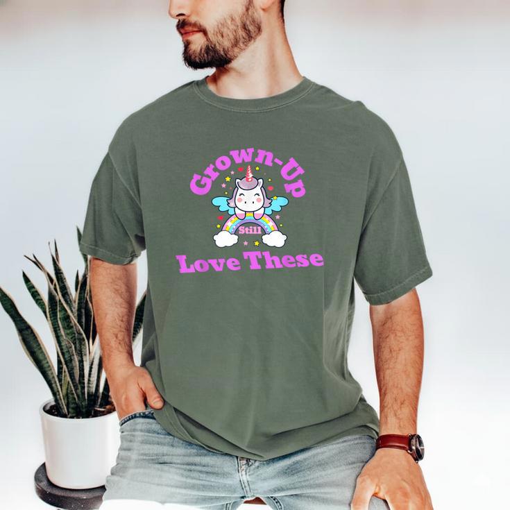 Grown-Up Still Love These Magical Unicorn Nostalgia Men's Comfort Colors T-Shirt