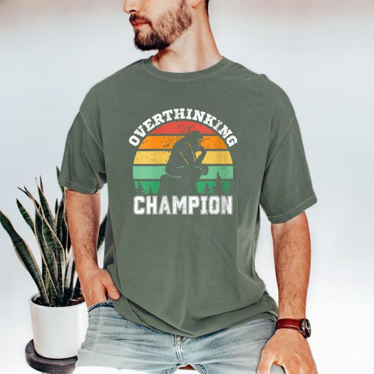 INTJ Introverts Shy Introvert Overthinking Champion Men's Comfort Colors T-Shirt