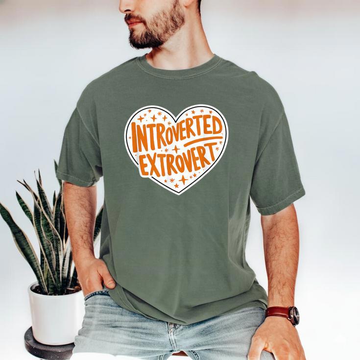 Introverted Extrovert People Hater Calm Peace Lover Men's Comfort Colors T-Shirt