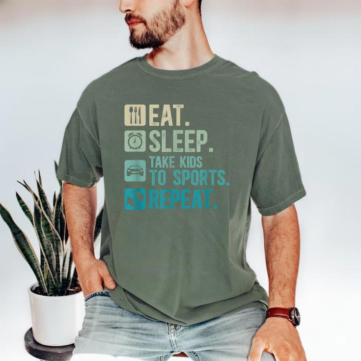 Take Kids To Sports Dad Sports Father Sport Dad Men's Comfort Colors T-Shirt