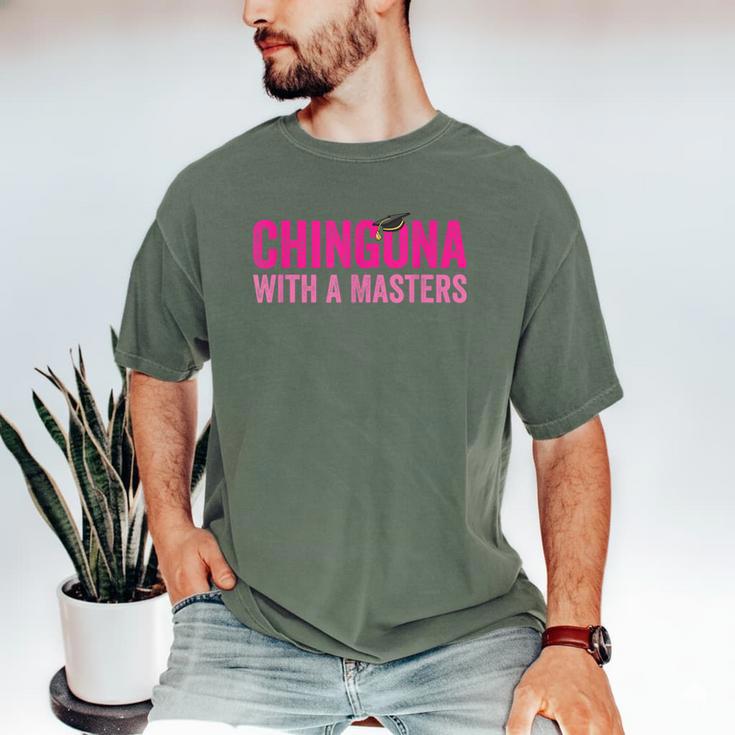 Latina Graduation Educated Latina Chingona With A Masters Men's Comfort Colors T-Shirt