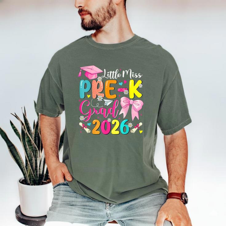 Little Miss Pre-K Grad 2026 Preschool Graduation Kids Girls Men's Comfort Colors T-Shirt