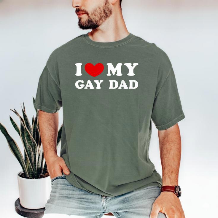 I Love My Gay Dad I Heart My Gay Dad Men's Comfort Colors T-Shirt