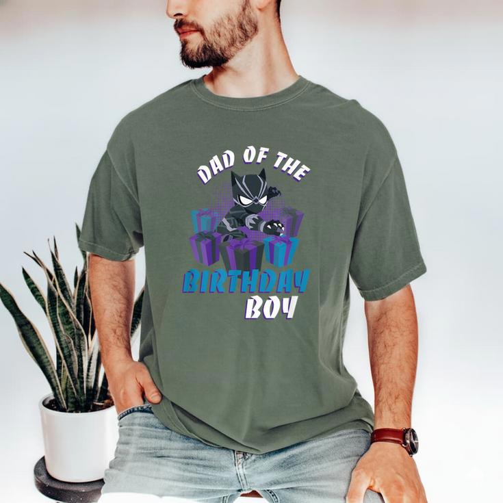Marvel Panther Family Party Dad Of The Birthday Boy Men's Comfort Colors T-Shirt