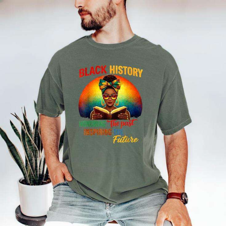 Melanin Honoring Past Inspiring Pride Book Month Men's Comfort Colors T-Shirt