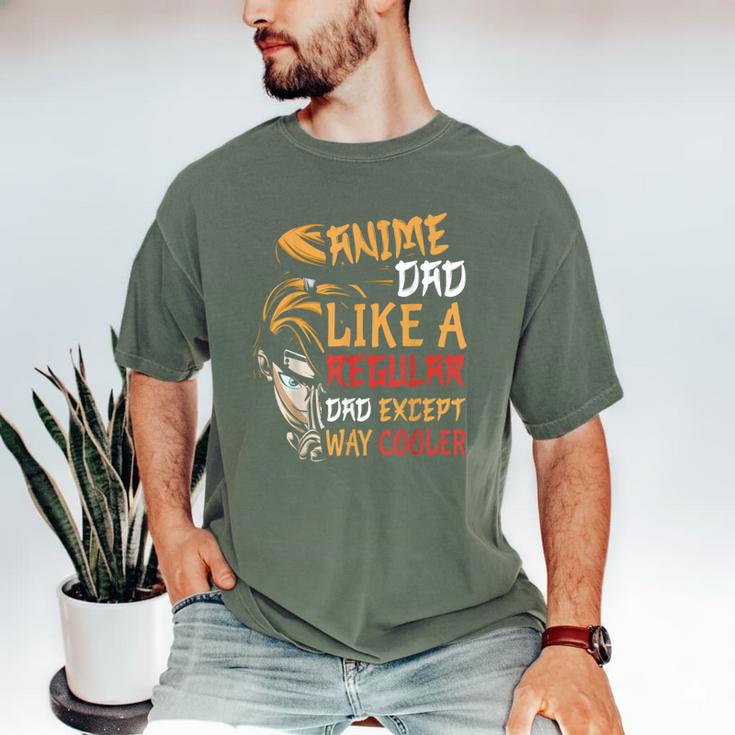 Men Anime Father's Day Anime Dad Except Way Cooler Men's Comfort Colors T-Shirt