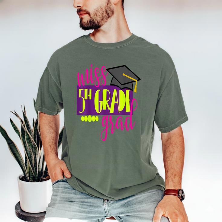 Miss 5th Grade Shirt 5 Grad Kids Girl Graduation School Men's Comfort Colors T-Shirt