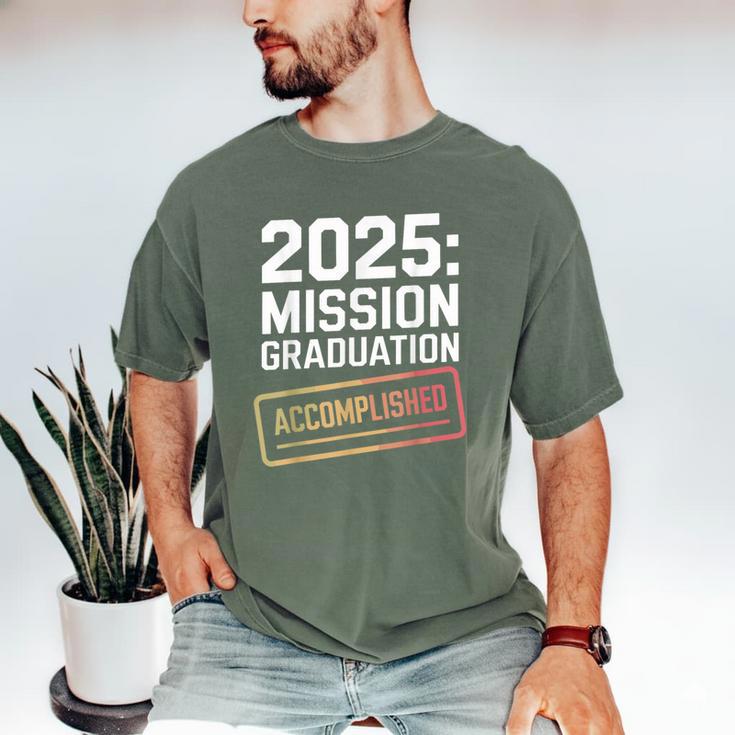 Mission Graduation Accomplished For Class Of 2025 Men's Comfort Colors T-Shirt