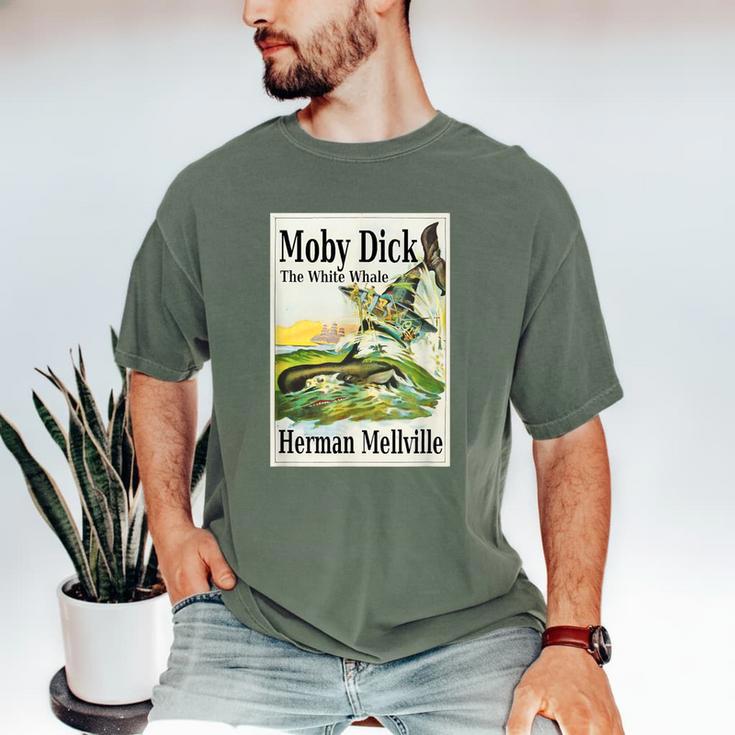 Moby Dick Book Cover Illustration Men's Comfort Colors T-Shirt