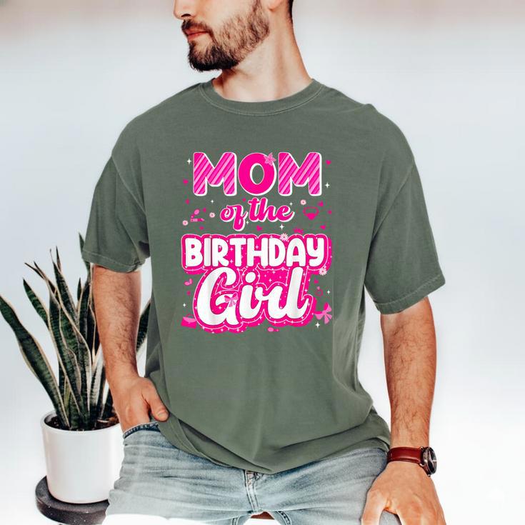 Mom And Dad Birthday Girl Family Matching Party Decorations Men's Comfort Colors T-Shirt