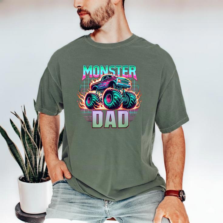 Monster Truck Dad Monster Truck Are My Jam Truck Lovers Men's Comfort Colors T-Shirt