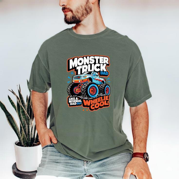 Monster Truck Dad Wheelie Cool Like Normal Dad Men's Comfort Colors T-Shirt