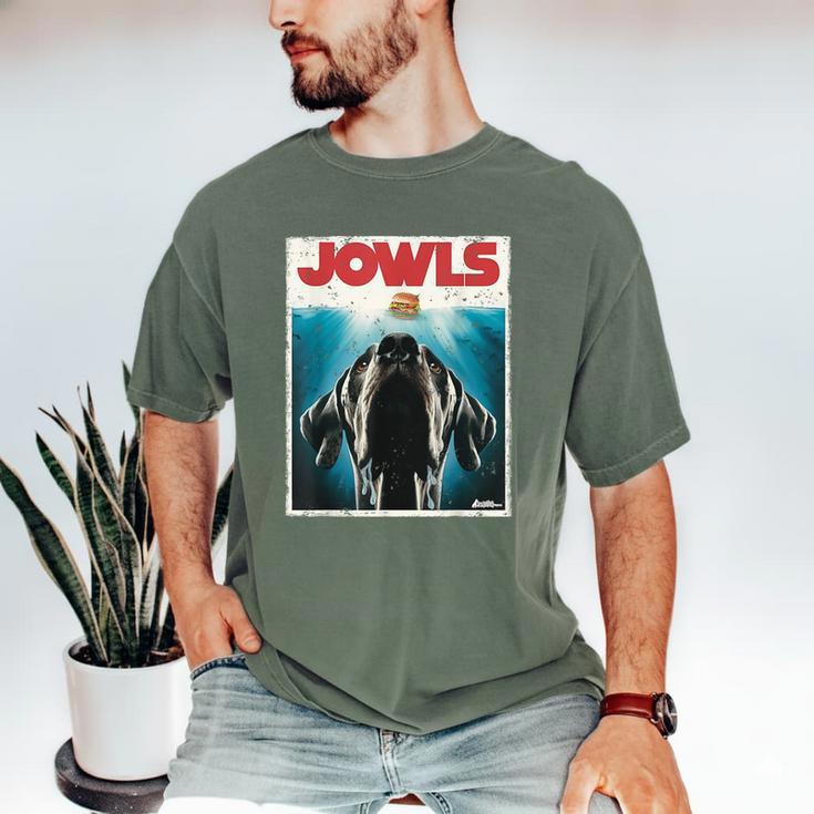 MonsterMuttz Great Dane Jowls Paws Top Drooling Dog Mom Dog Dad Men's Comfort Colors T-Shirt
