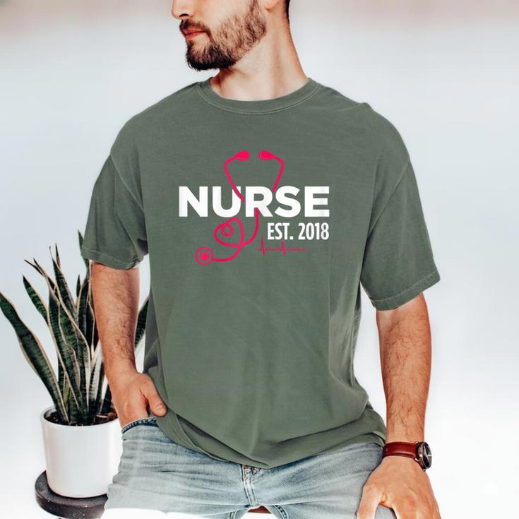 Nurse Graduate Graduation 2018 Nursing School Shirt Men's Comfort Colors T-Shirt
