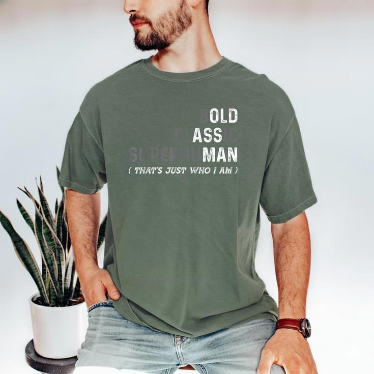 Old Man Gag Dad Father's Day Husband Birthday Grandpa Men's Comfort Colors T-Shirt