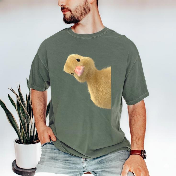 Peking Duck Peeking Chef Graduation Farm Duck Lover Men's Comfort Colors T-Shirt