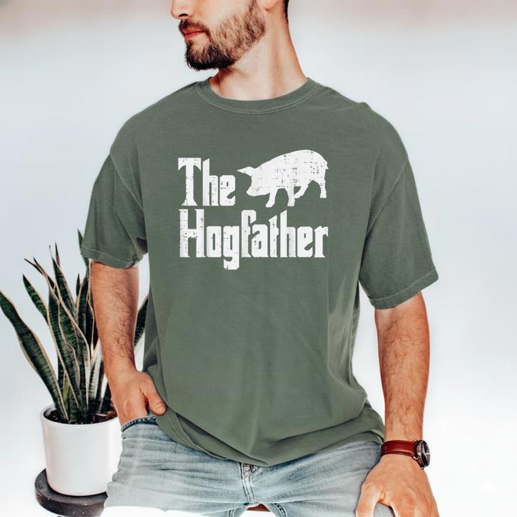 Pig The Hogfather Hog Dad Fathers Day Parody Papa Men Men's Comfort Colors T-Shirt