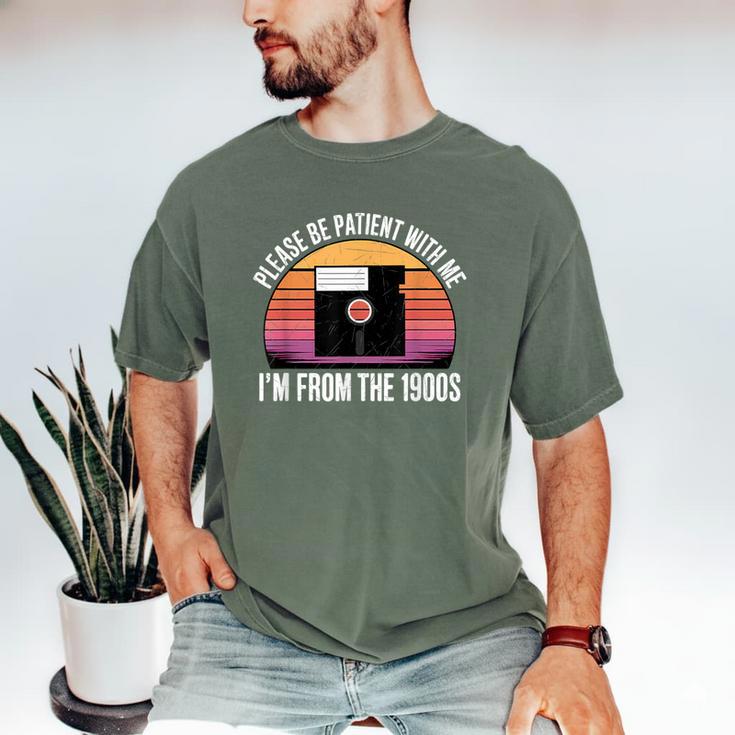 Please Be Patient With Me I'm From The 1900s PC Floppy Disk Men's Comfort Colors T-Shirt