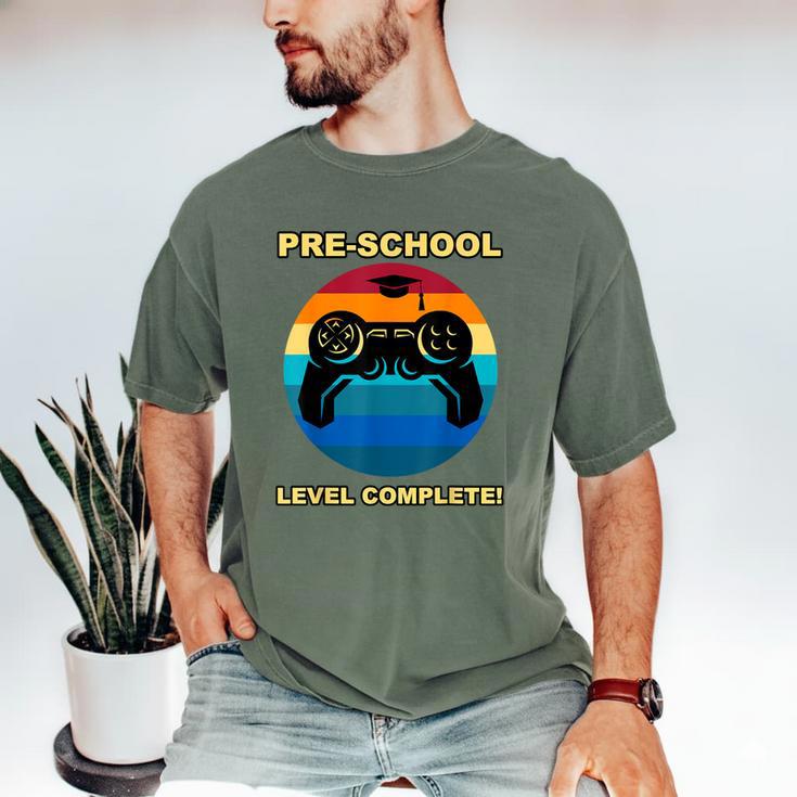 Pre-School Level Complete Graduation Video Gamer Preschool T Men's Comfort Colors T-Shirt