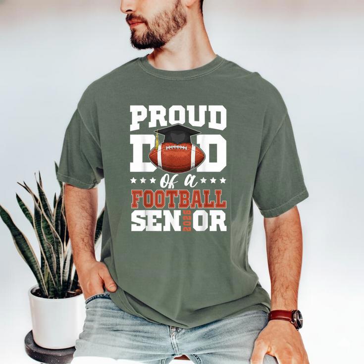 Proud Dad Of a Football Senior 2026 Graduation Men's Comfort Colors T-Shirt