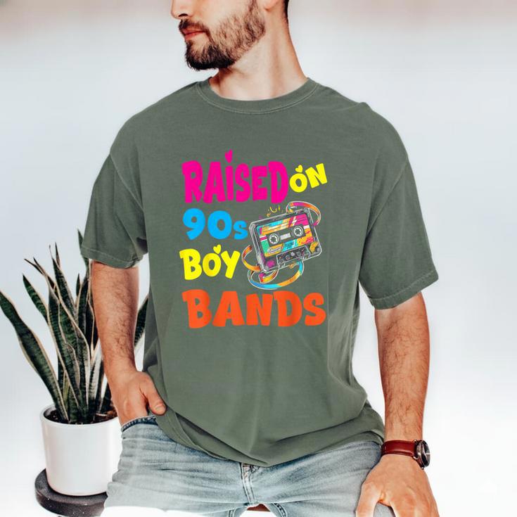 Raised On 90s Boy Bands Nostalgia Love Women Men Men's Comfort Colors T-Shirt